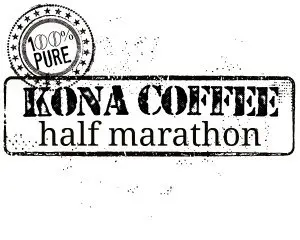100% Pure Kona Coffee Half Marathon & 5k logo