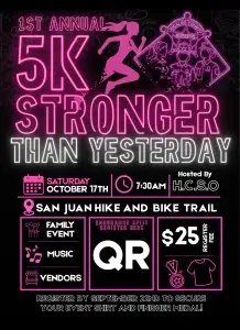 1st Annual 5K Stronger Than Yesterday logo