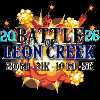 2026 Alamo Beer Challenge Race 4 of 4 Battle of Leon Creek 20 mile, 10 mile and 5k logo