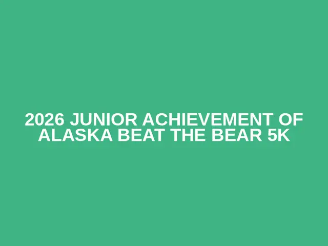 2026 Junior Achievement of Alaska Beat the Bear 5k logo