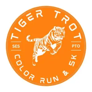 2026 Tiger Trot Color Run + 5k logo
