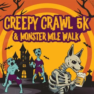 2nd Annual Creepy Crawl 5k logo