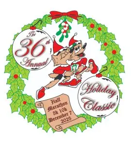 37th Annual Lopers Club Holiday Classic Half Marathon, 10K, and 5K logo