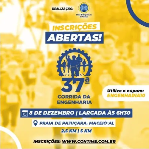 37ª CORRIDA DA ENGENHARIA logo