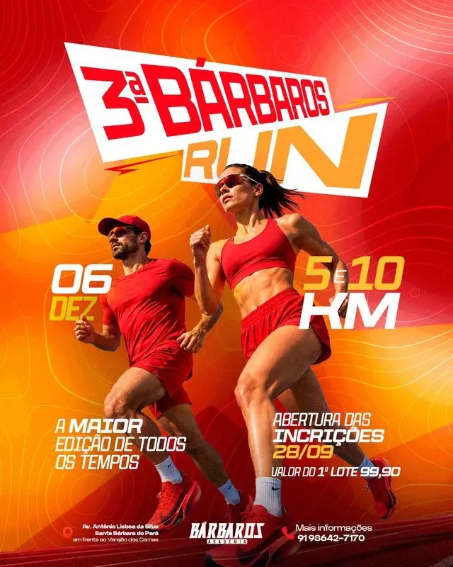 3ª Bárbaros Run logo