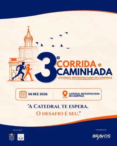 3ª CORRIDA CATEDRAL METROPOLITANA DE CAMPINAS logo