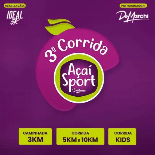 3ª CORRIDA DE MARCHI  - AÇAÍ SPORT logo