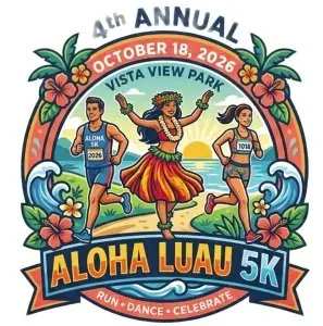 4th Annual Aloha Luau 5K logo