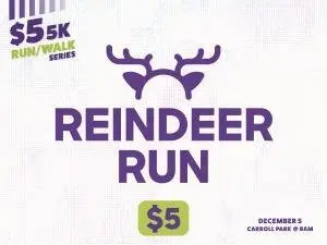 $5 5K Series: 2026 Reindeer Run logo