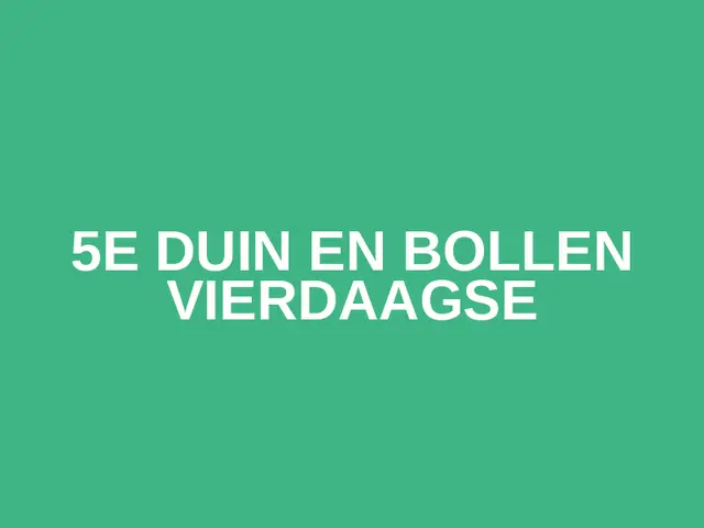 5e Duin en Bollen Vierdaagse logo