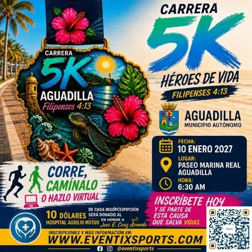 5K HÉROES DE VIDA logo