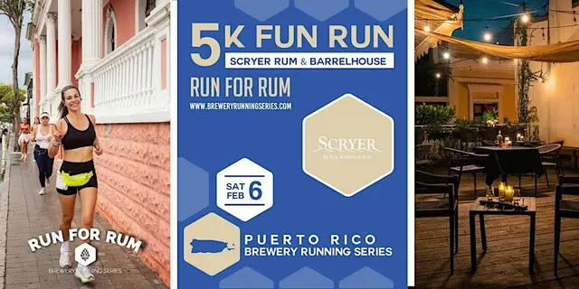 5K Run for Rum x Scryer | 2027 PR Brewery Running Series logo