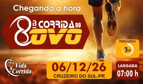 8ª CORRIDA DA CAPITAL DO OVO 2026 logo
