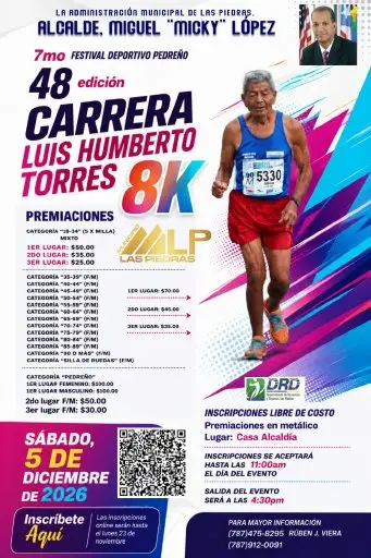 8km Festival Pedreño logo