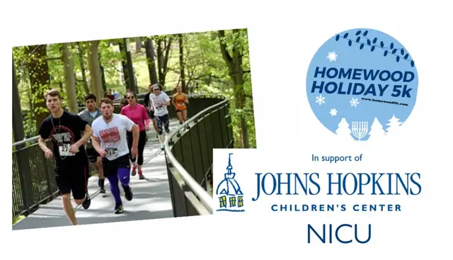 9th Annual Homewood Holiday 5k logo