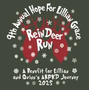 10th Annual Hope for Lillian Grace Reindeer Run logo