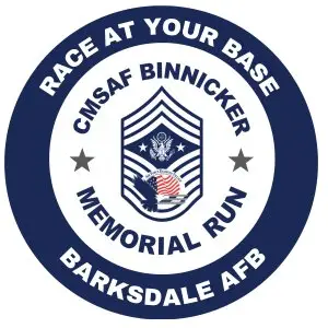 Barksdale AFB - CMSAF Binnicker Memorial Run logo