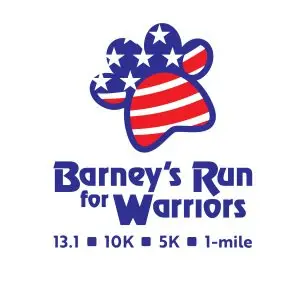 Barney's Run for Warriors logo