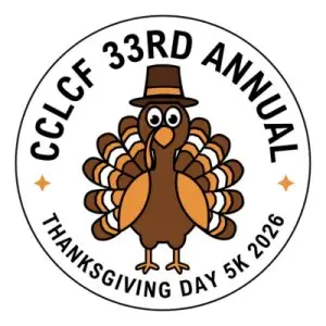 CCLCF Thanksgiving Run & Food Drive logo