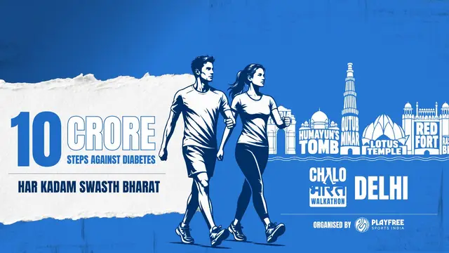 Chalo Bharat Walkathon Delhi Edition 2027 logo