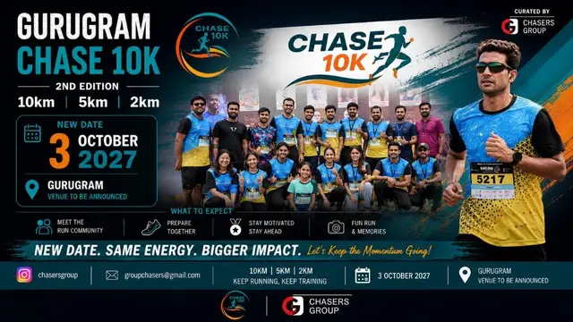 Chase 10k Gurugram logo