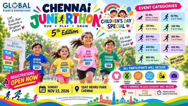 Chennai Juniorthon 2026 - 5th Edition logo