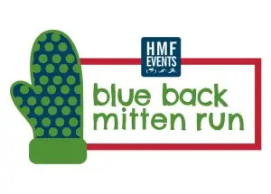CLA Blue Back Mitten Run logo