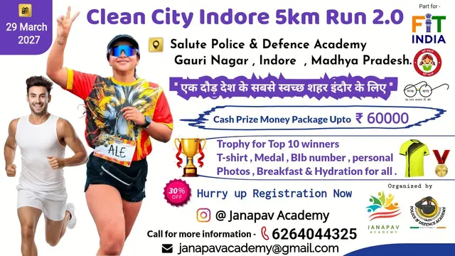 Clean City Indore 5km Run 2.0 logo
