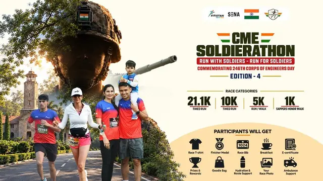 CME Soldierathon Pune 4th Edition, 15th November, Sunday, 2026 logo