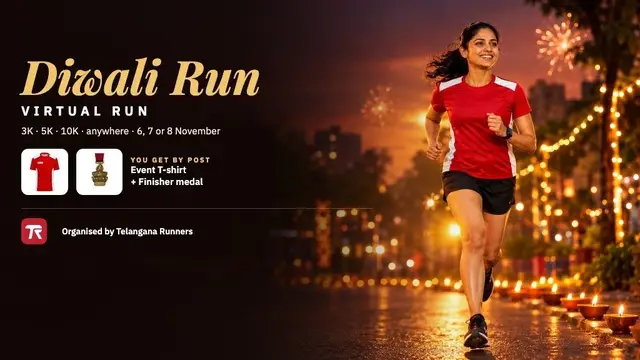 Diwali Run by Telangana Runners logo