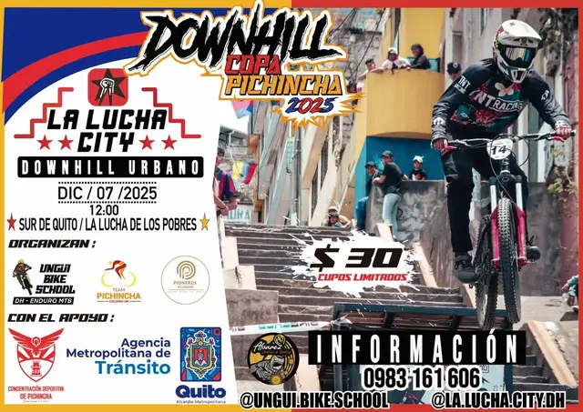 Downhill Copa Pichincha 2025 - La Lucha City logo