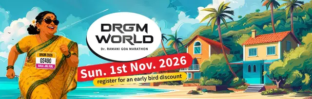 Dr. Ramani Goa Marathon 2026 logo