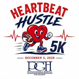Eatonton Heartbeat Hustle 5K and Fun Run logo