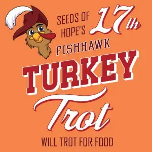 2026 FishHawk Turkey Trot logo