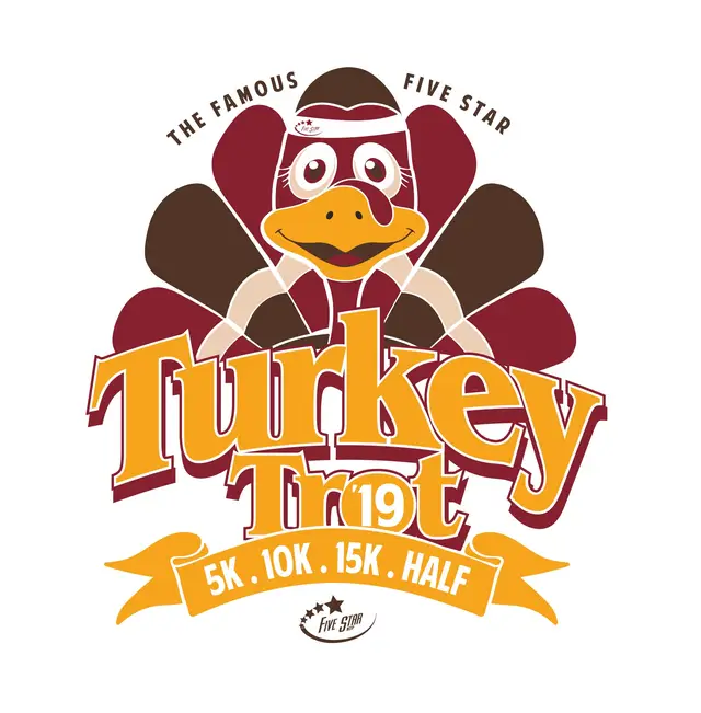Five Star Thanksgiving Turkey Trot 5K, 10K, 15K & Half Marathon logo