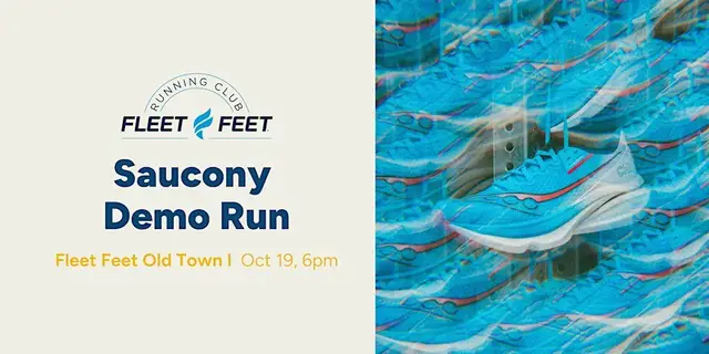 Fleet Feet Old Town: Saucony Demo Run logo