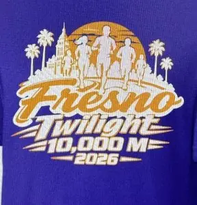 FRESNO TWILIGHT 10,000M Track Meet logo