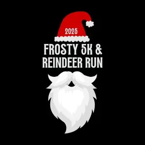 Frosty 5K and Reindeer Run logo