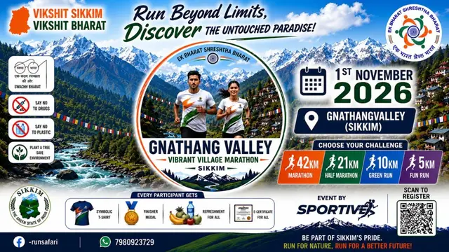 GNATHANG VALLEY VIBRANT VILLAGE MARATHON 2026 logo