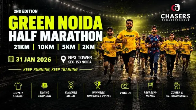 Green Noida Half Marathon 2.0 logo