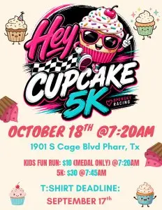 Hey Cupcake 5k logo