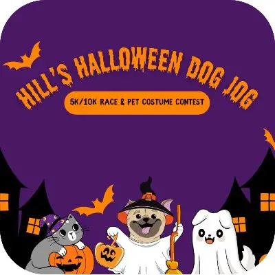 Hill's Halloween Dog Jog logo