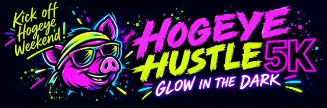 Hogeye Hustle 5k -- Glow in the Dark logo