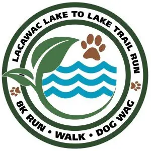 Lake to Lake 8k Trail Run & Dog Woods Walk logo