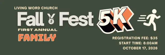 Living Word Church Fall Fest 5k logo