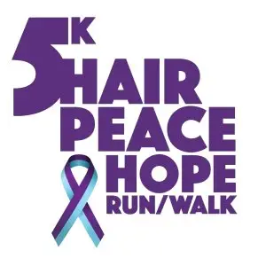 Hair Peace and Hope 5K Run/Walk logo