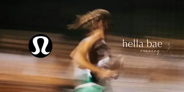 lululemon berkeley x Hella Bae Running Club logo
