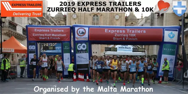 Malta Zurrieq Half Marathon and 10k logo