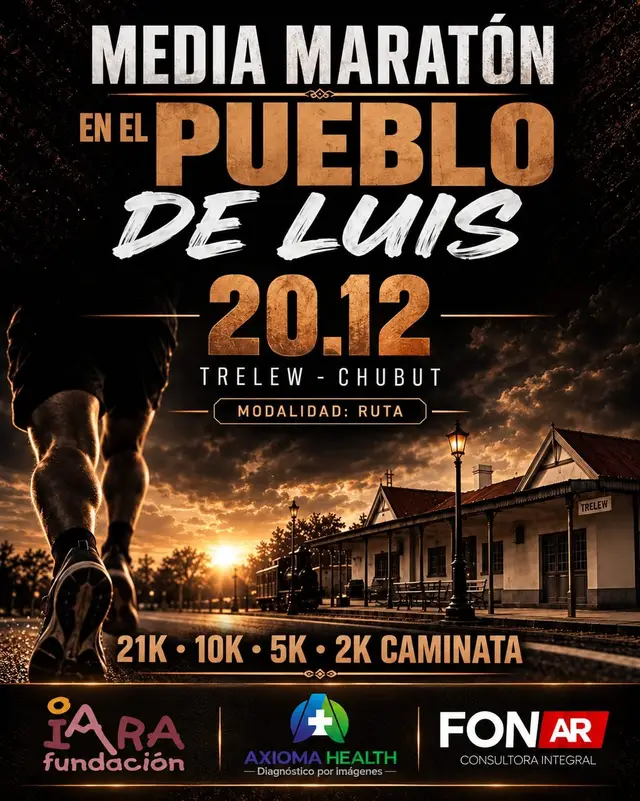 MEDIA MARATON CARRERA EN EL PUEBLO DE LUIS logo