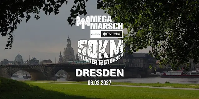 Megamarsch 50/12 Dresden 2027 logo
